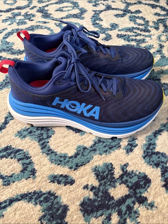 Hoka Other - Hoka Gaviota 5 Navy with Bright Blue Accent Running Shoes